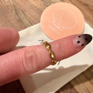 ATOLEA “Aphrodite” Gold Women's Ring